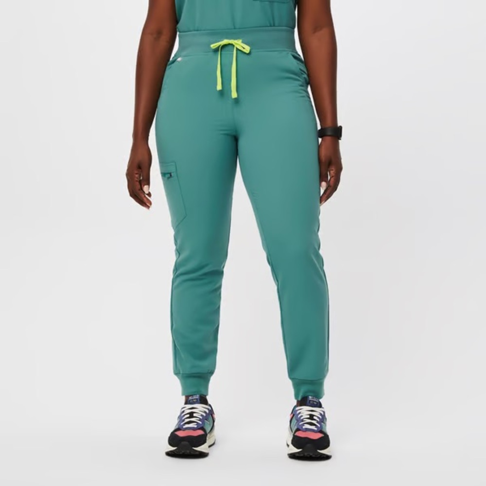 Figs Limited Edition Cactus High Waisted Zamora Joggers Scrub Pants